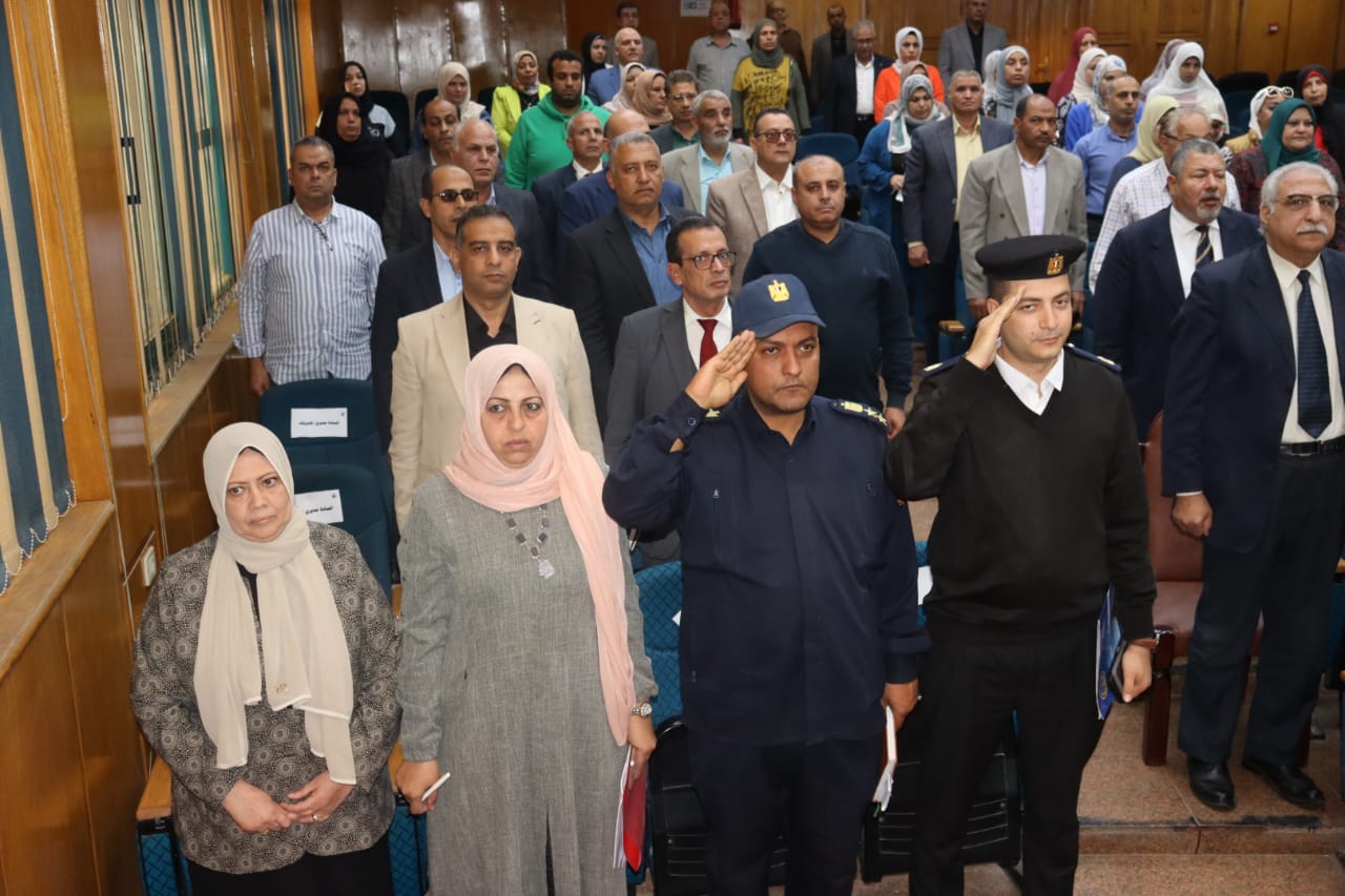 السلام الوطني بالمجلس التنفيذي