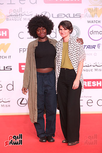 ضيوف المهرجان يدعمون غزة