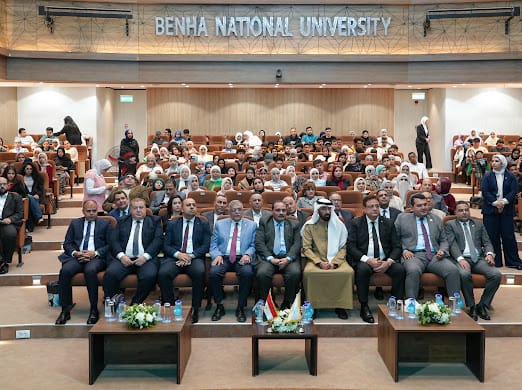 خلال فعاليات المنتدي بجامعة بنها الاهلية خلال فعاليات المنتدي بجامعة بنها الاهلية