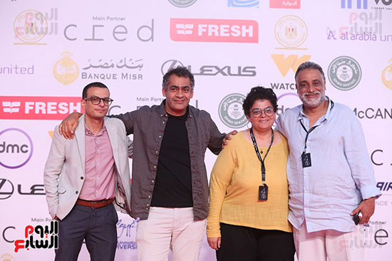 نمير عبد المسيح مع صفي الدين محمود ونيفين الزهيري وأمير رمسيس