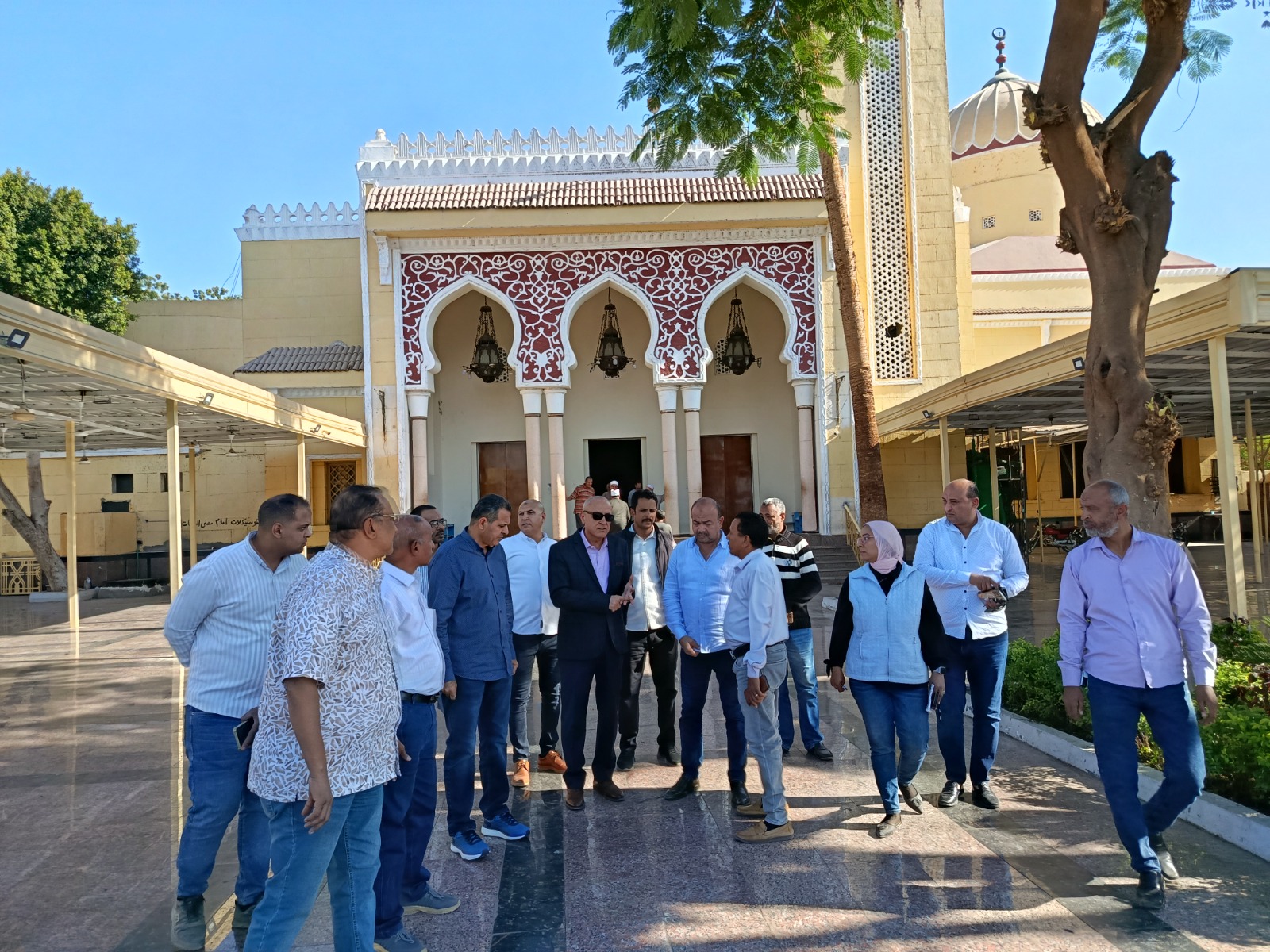 محافظ الأقصر يتفقد تطوير مسجد السيد يوسف قبل العيد القومي محافظ الأقصر يتفقد تطوير مسجد السيد يوسف قبل العيد القومي