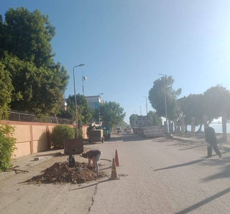 بدء أعمال حفر وتركيب شبكة الغاز بشارع نهر النيل بأرمنت الوابورت بدء أعمال حفر وتركيب شبكة الغاز بشارع نهر النيل بأرمنت الوابورت