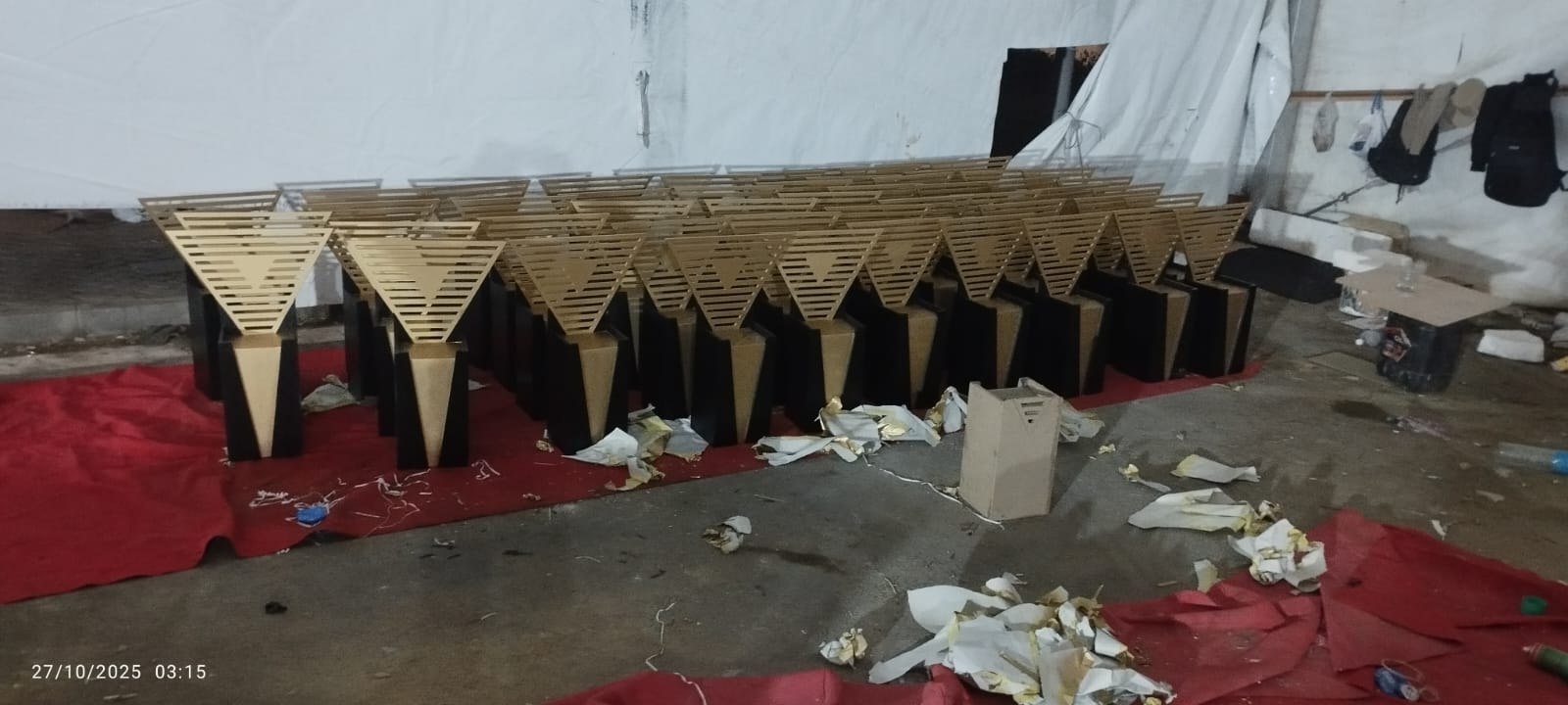 أعمال محمود معروف وزملائه في حفل الافتتاح