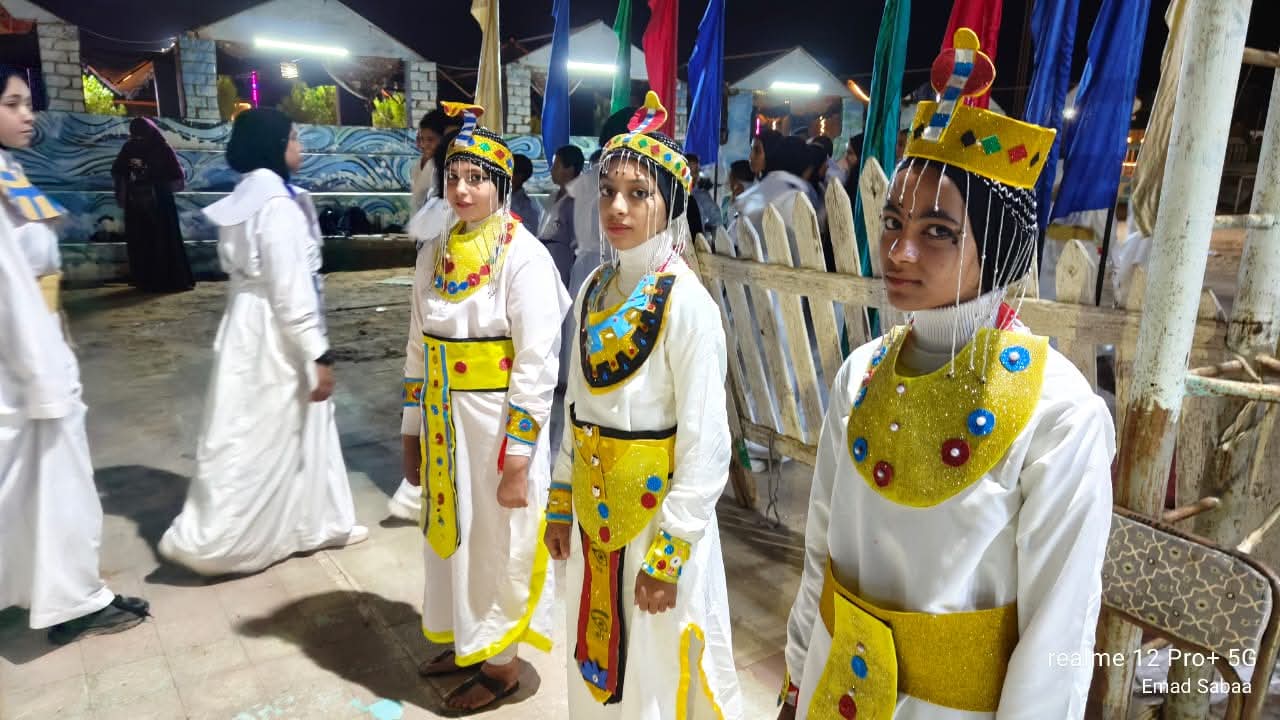 جانب من مشاركة تلاميذ المدارس