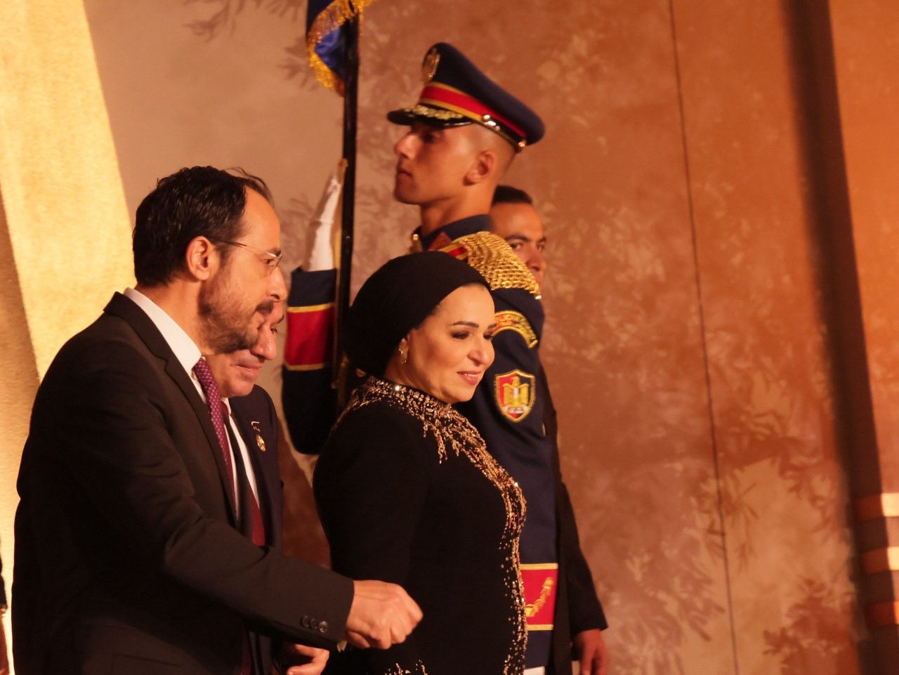 رئيس قبرص رفقة الرئيس السيسي والسيدة انتصار السيسي رئيس قبرص رفقة الرئيس السيسي والسيدة انتصار السيسي