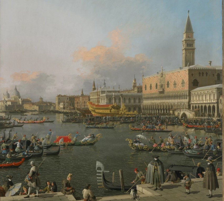 لوحة البندقية للفنان كاناليتو لوحة البندقية للفنان كاناليتو