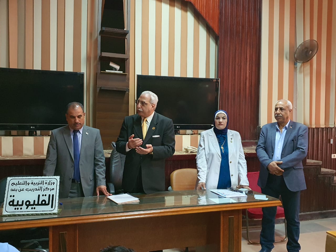 مدير تعليم القليوبية خلال كلمته