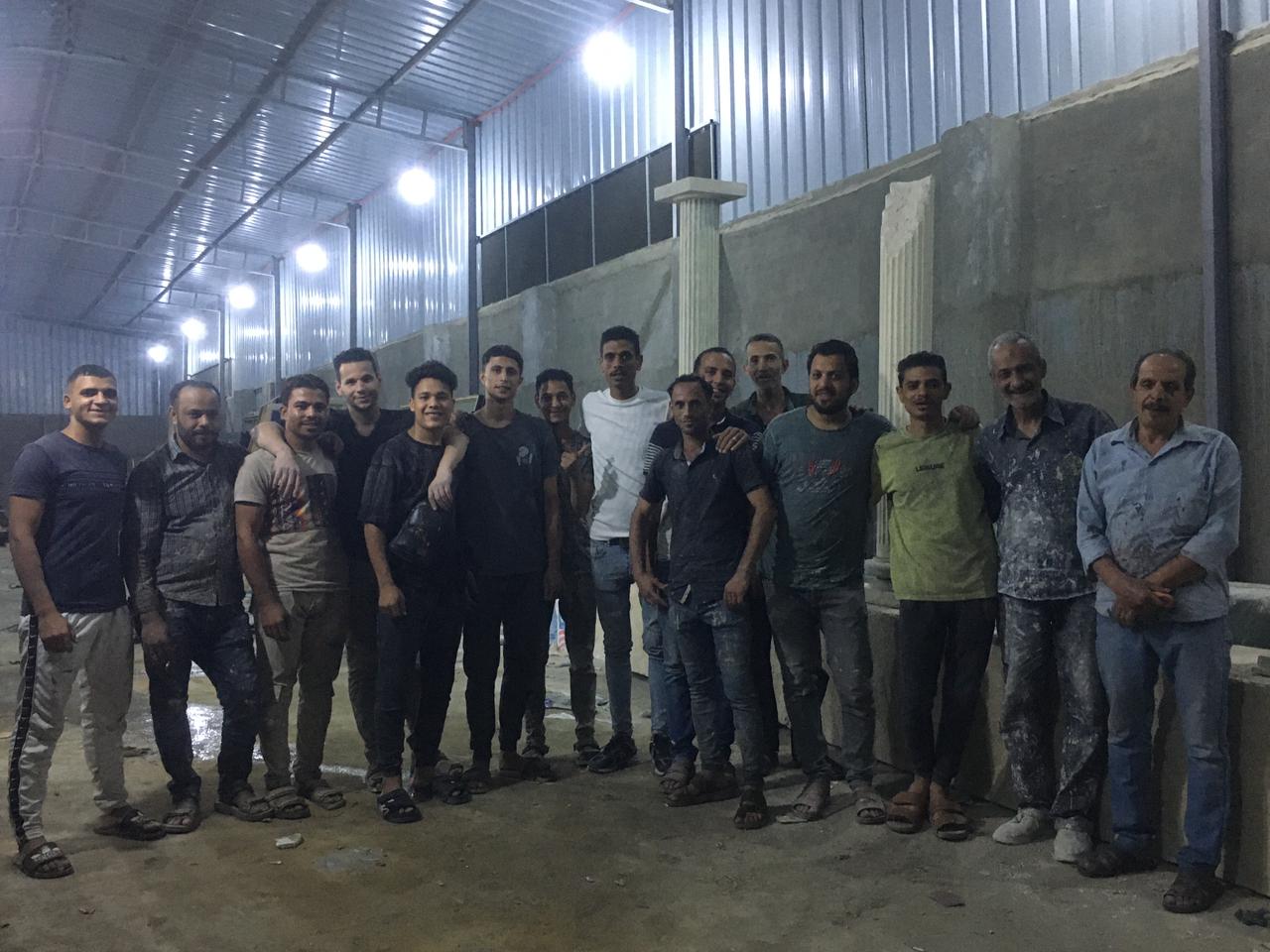 المشاركون في تجهيز حفل افتتاح المتحف المصري الكبير