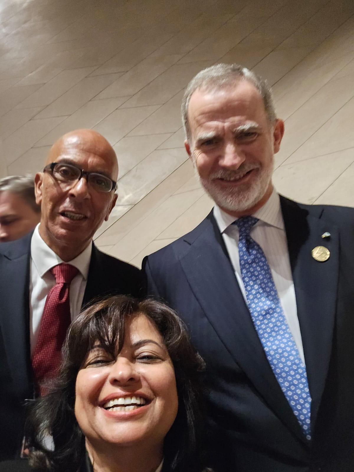 ملك أسبانيا والدكتورة إيمان الليثى فى المتحف المصرى الكبير ملك أسبانيا والدكتورة إيمان الليثى فى المتحف المصرى الكبير