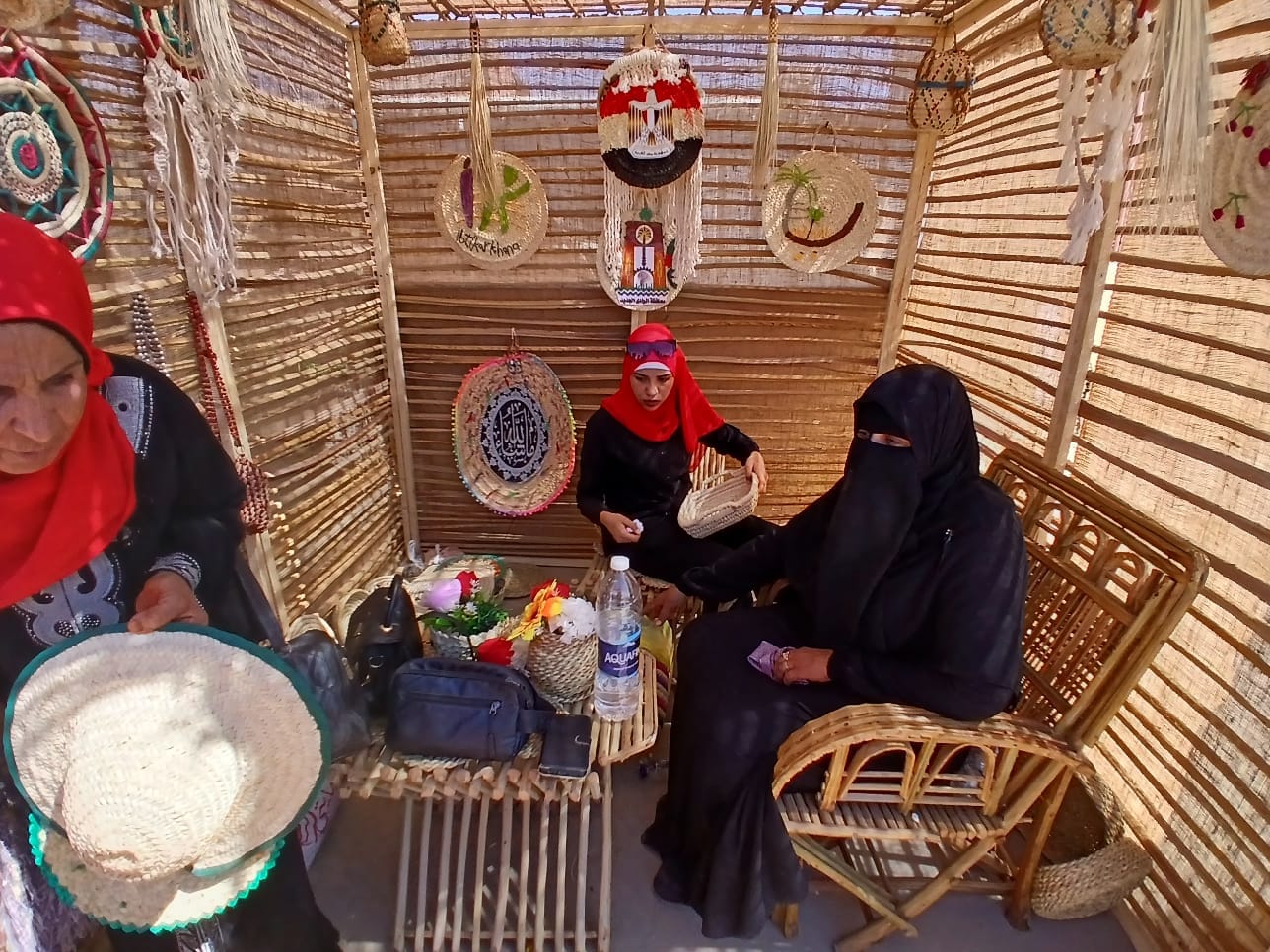 بيت واحاتى من مخلفات النخيل