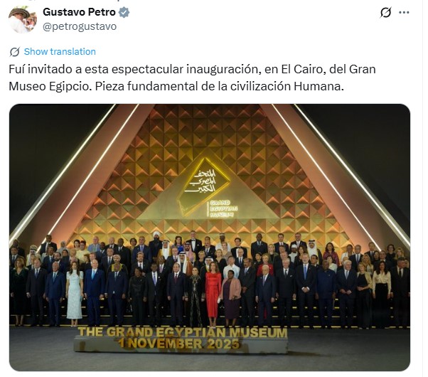 تدوينه رئيس كولومبيا