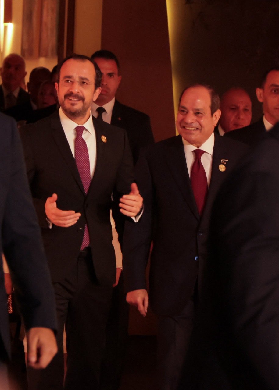 رئيس قبرص في افتتاح المتحف المصري الكبير