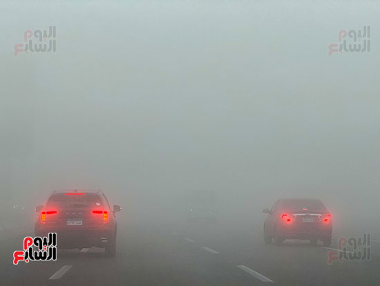 شبورة كثيفة على الطرق فى القاهرة والجيزة  (4)