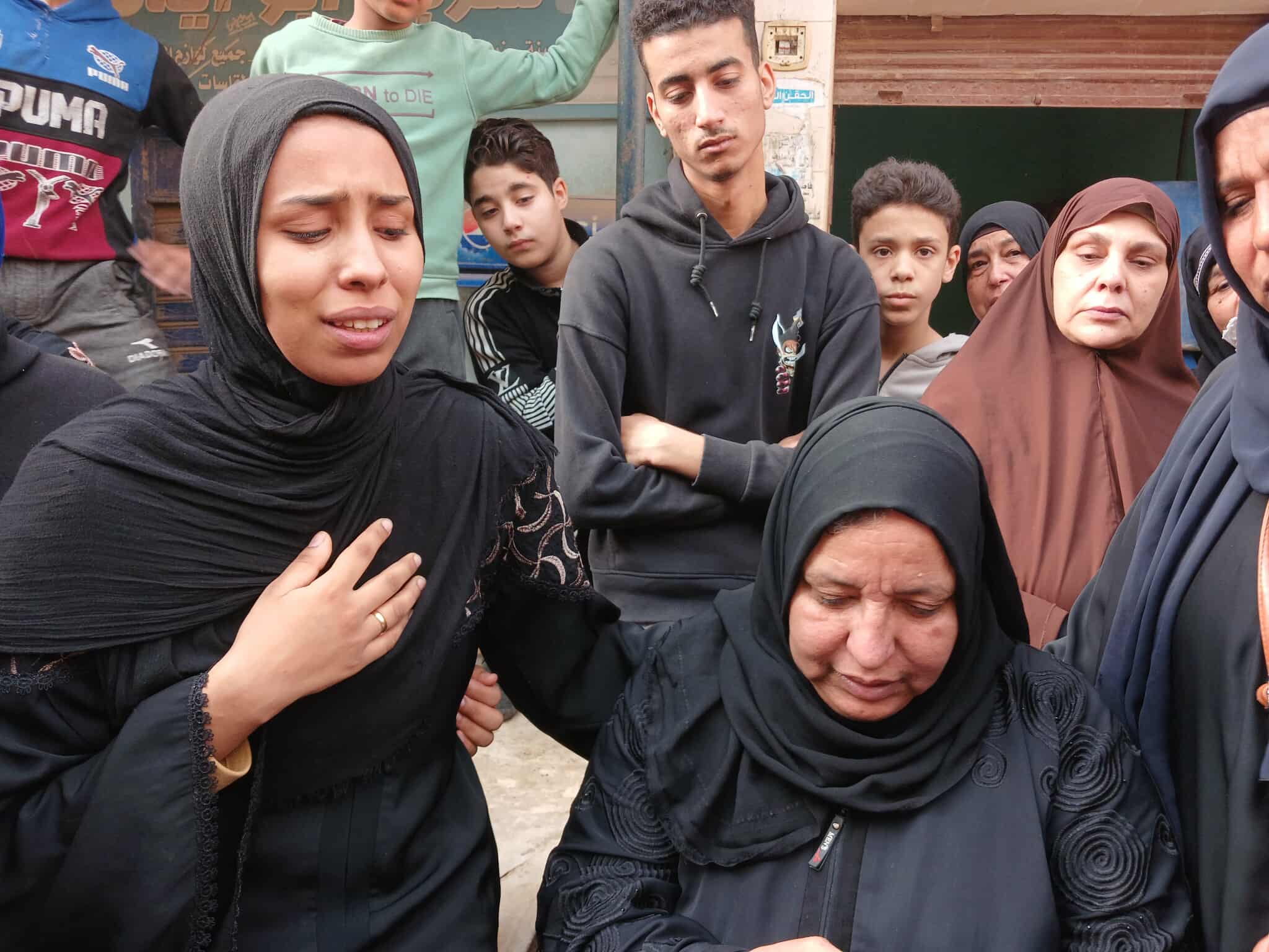 انهيار خطيبة المجنى عليه انهيار خطيبة المجنى عليه