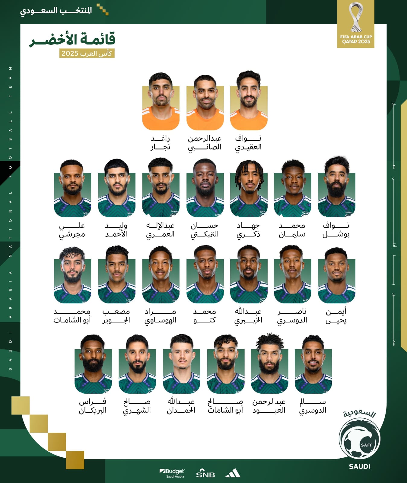 قائمة منتخب السعودية