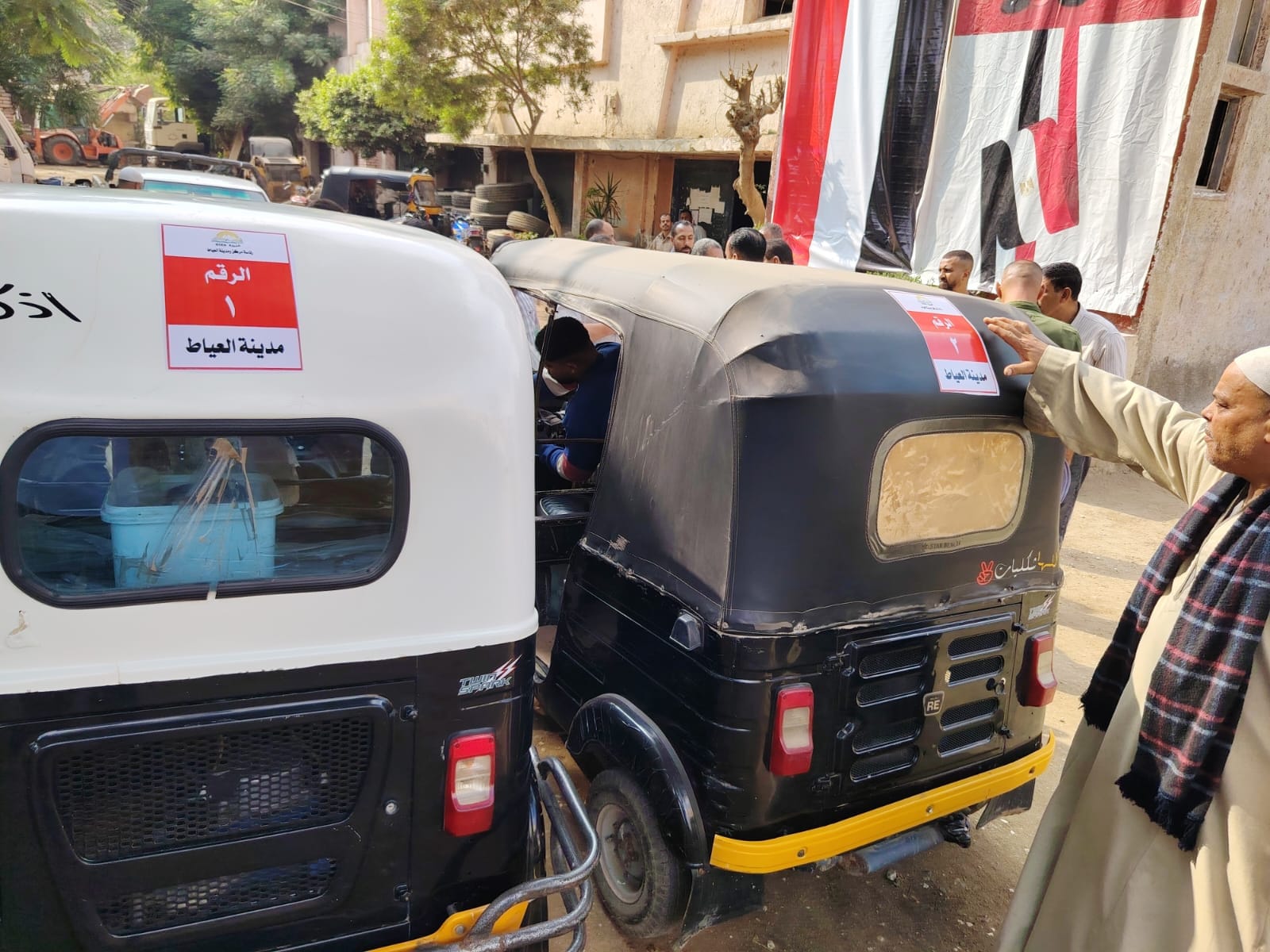 تحديد تعريفة ركوب التوك توك في قرى العياط