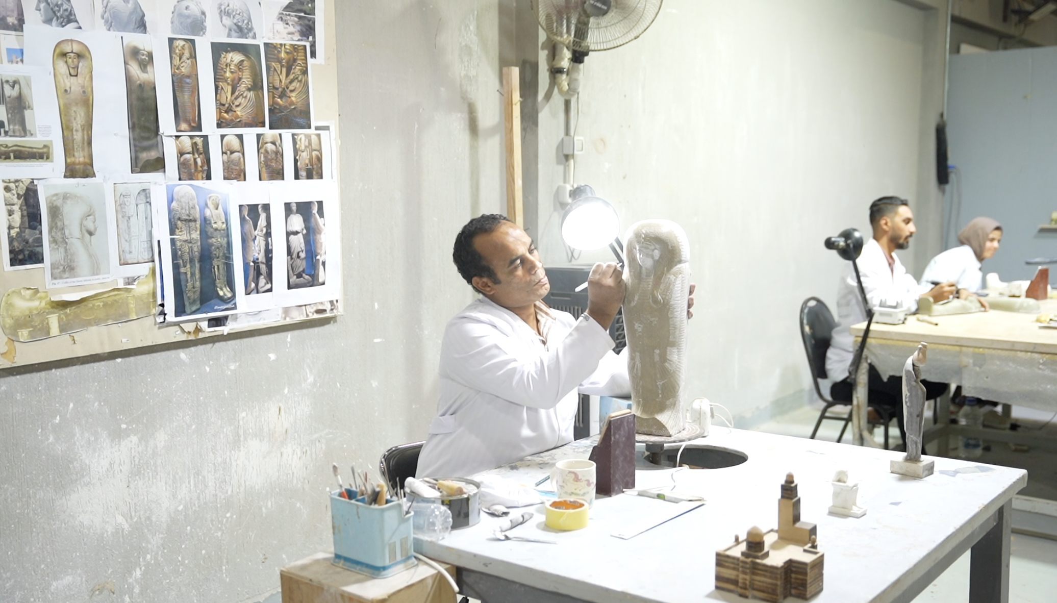 رئيس مجلس إدارة كنوز مصر والزميل محمد أسعد خلال اللقاء  (12)