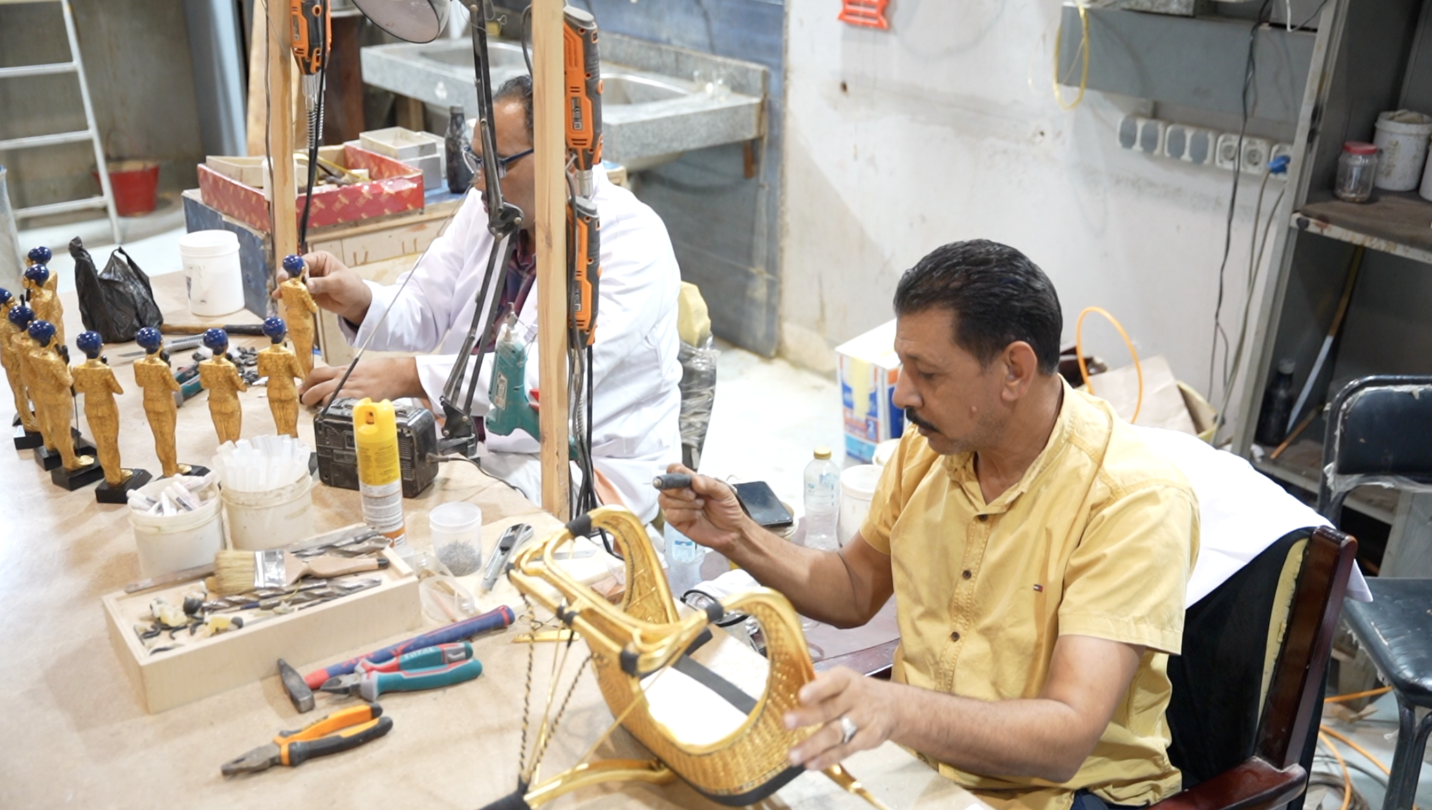 رئيس مجلس إدارة كنوز مصر والزميل محمد أسعد خلال اللقاء  (19)