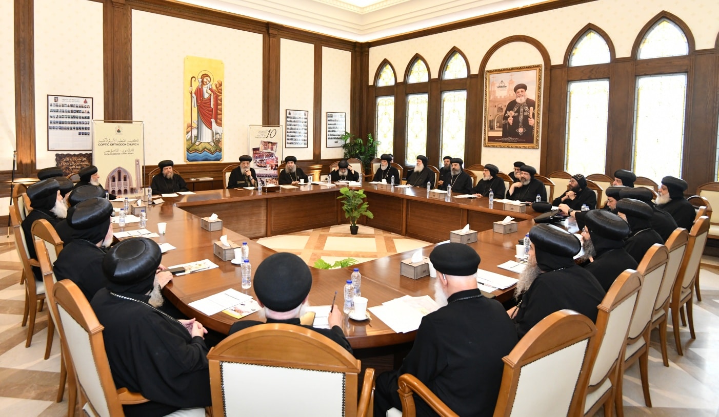 البابا تواضروس الثانى يلتقى مقررى الللجان المجمعية