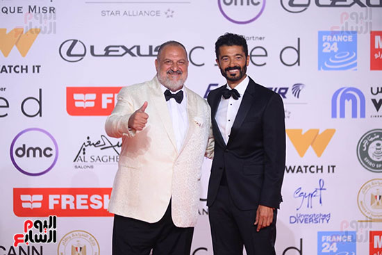 الفنان خالد النبوى وخالد الصاوى