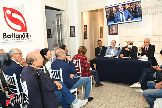 ندوة إطلاق كتابه هيكل ومبارك للكاتب محمد الباز الصادر عن دار بتانة للنشر (2)