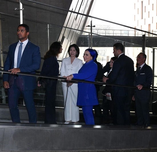  قرينة رئيس الجمهورية  ترحيب بالسيدة كيم هي-كيونج، قرينة رئيس جمهورية كوريا (2)