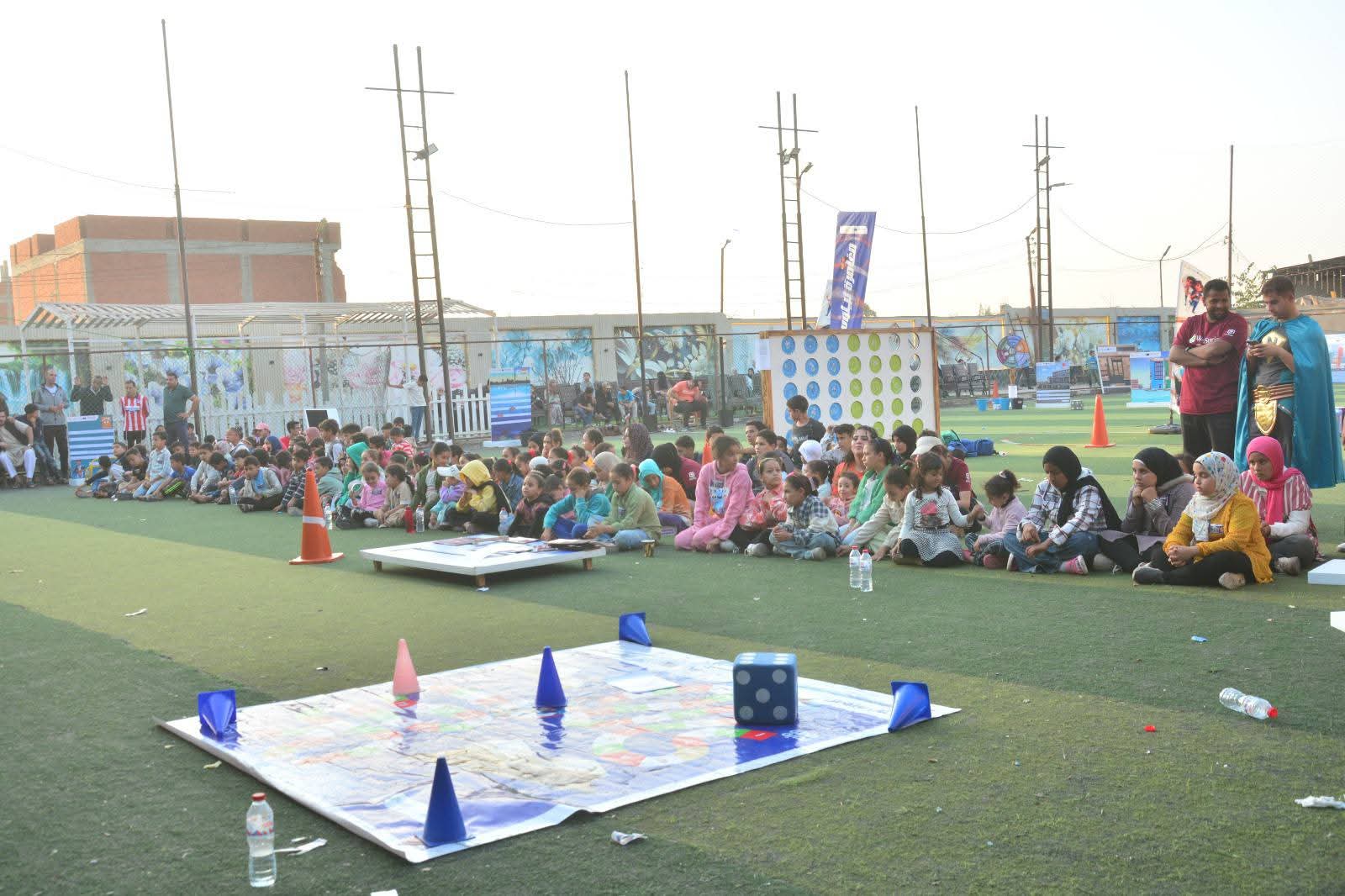 المشاركين في معسكر تنمية الوعي البيئي