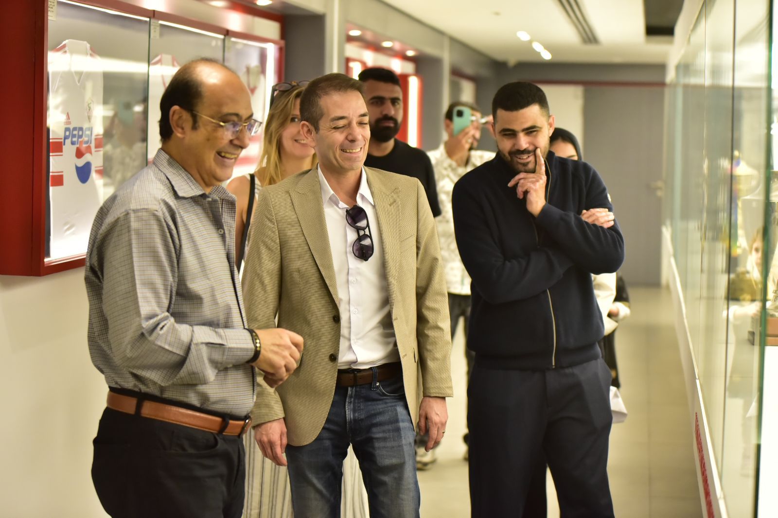 ديجو فالديز مدير معهد برشلونة sbi يزور الزمالك