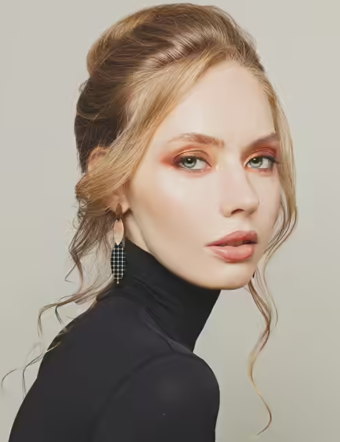 تسريحة شعر مرفوعة 