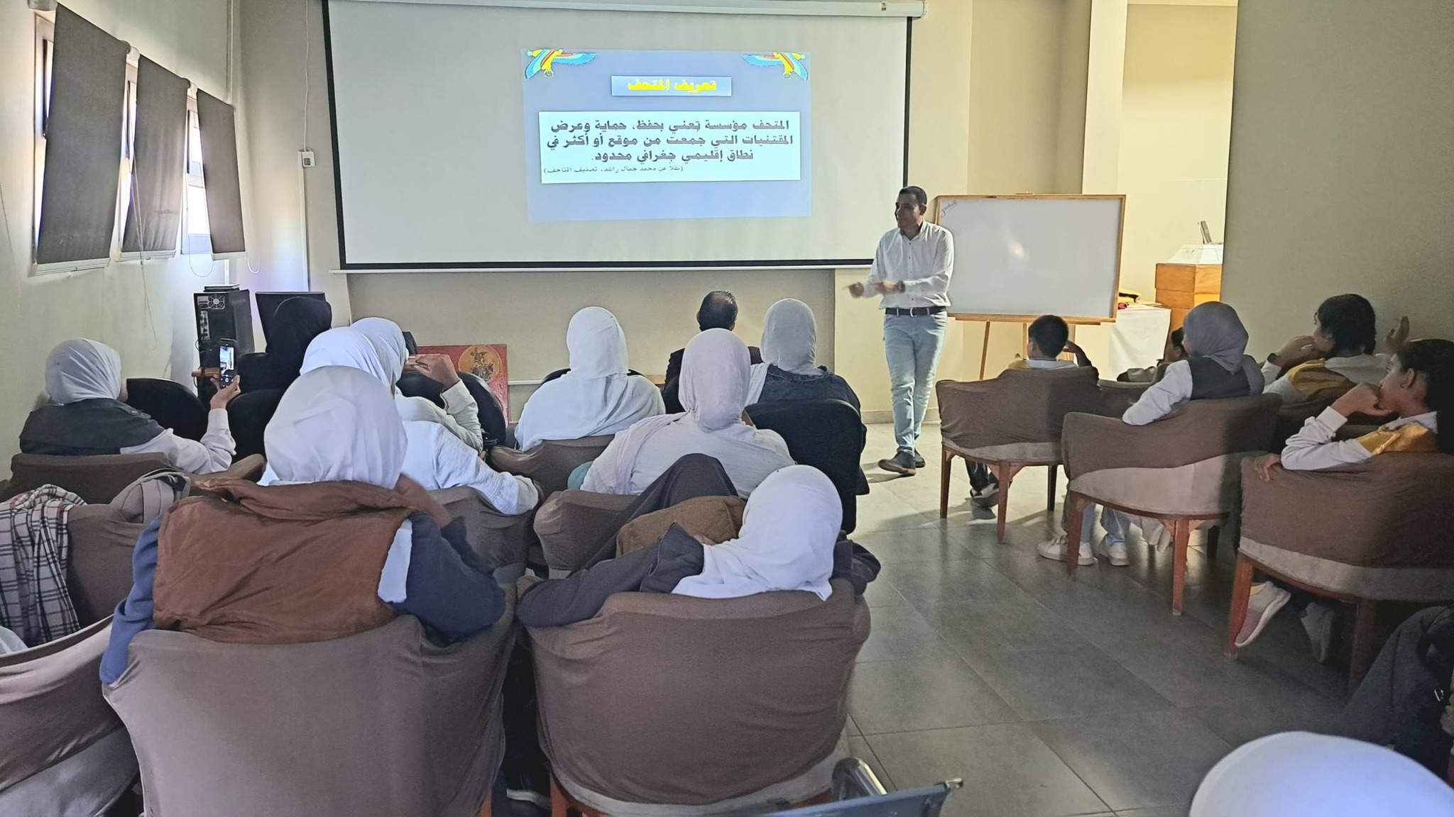 ندوة عن المتحف  الكبير  بمتحف كفر الشيخ