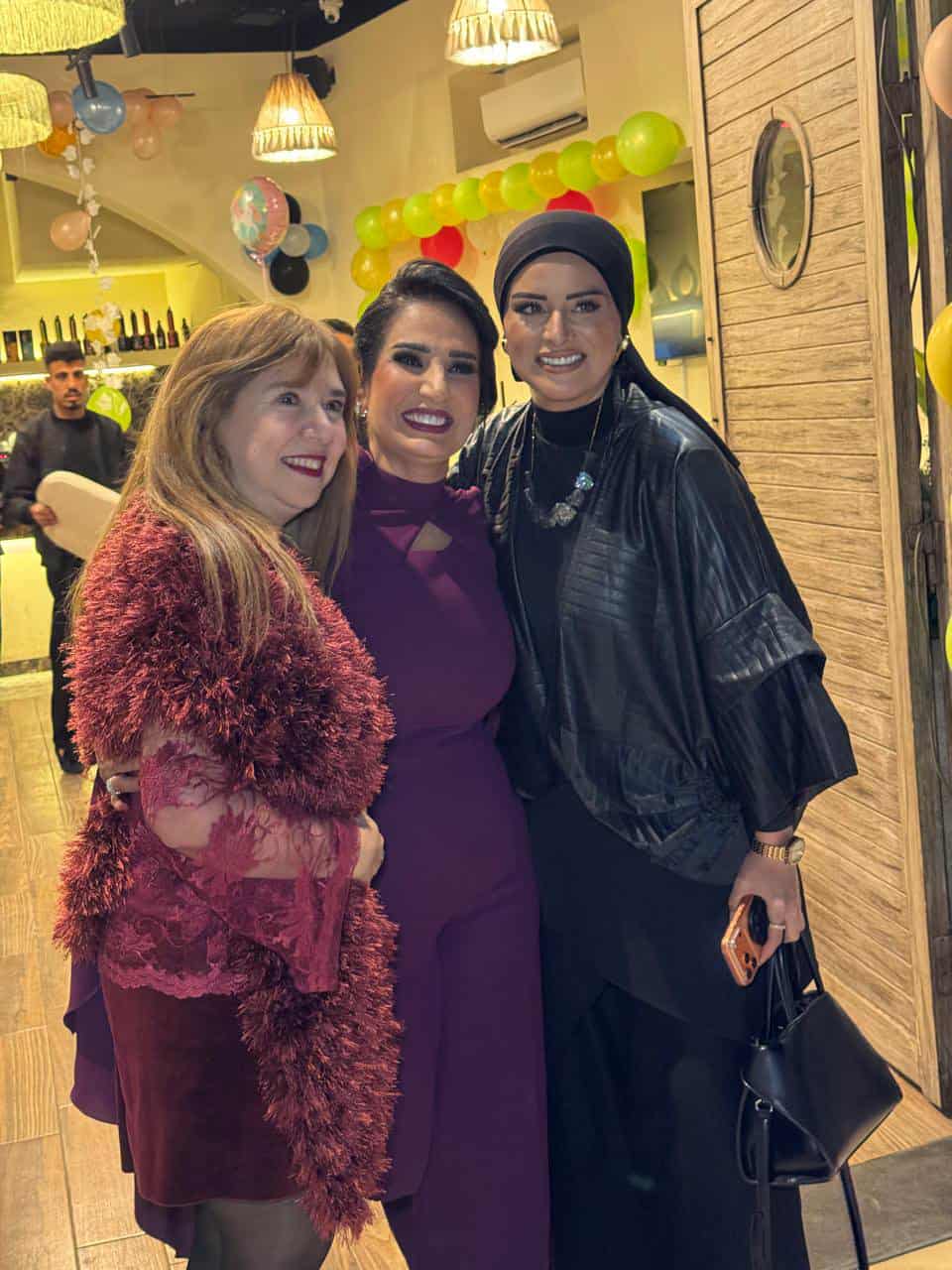 امل رزق ولمياء فهمى ودينا عبد الله