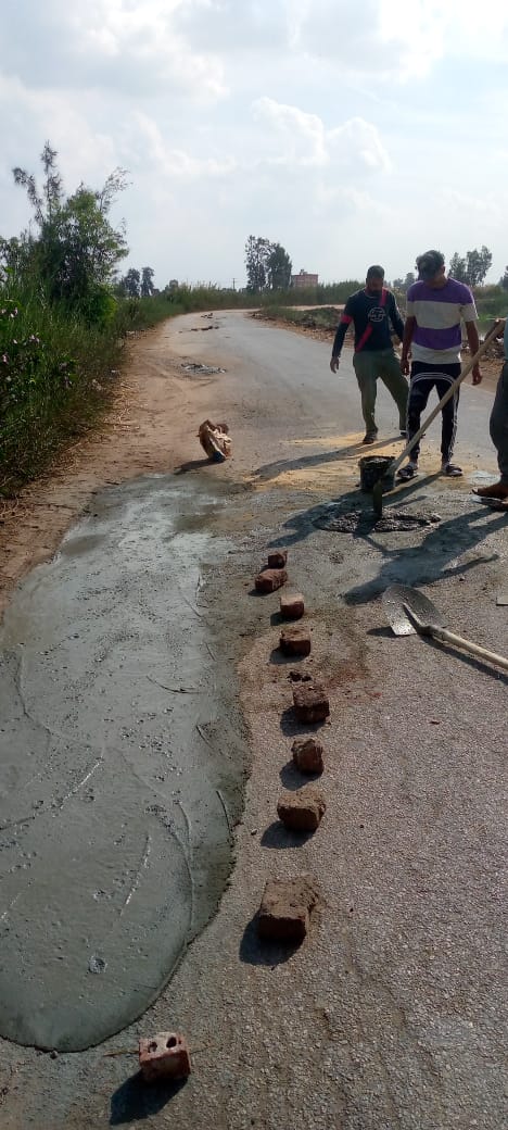 معالجة الحفر بطريق الحوة ببيلا