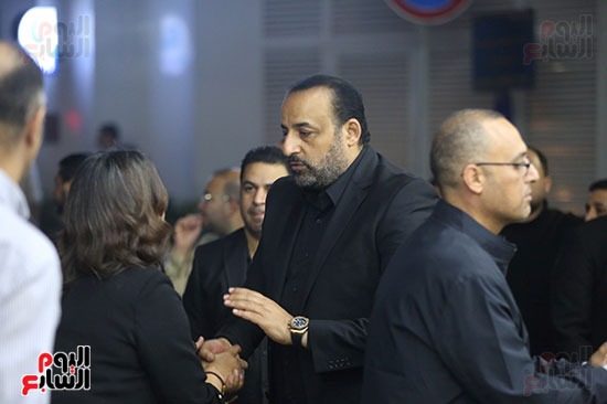 النائب محمد شبانه أثناء تلقي العزاء في شقيقه النائب محمد شبانه أثناء تلقي العزاء في شقيقه