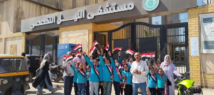 تلاميذ يزورون المستشفي