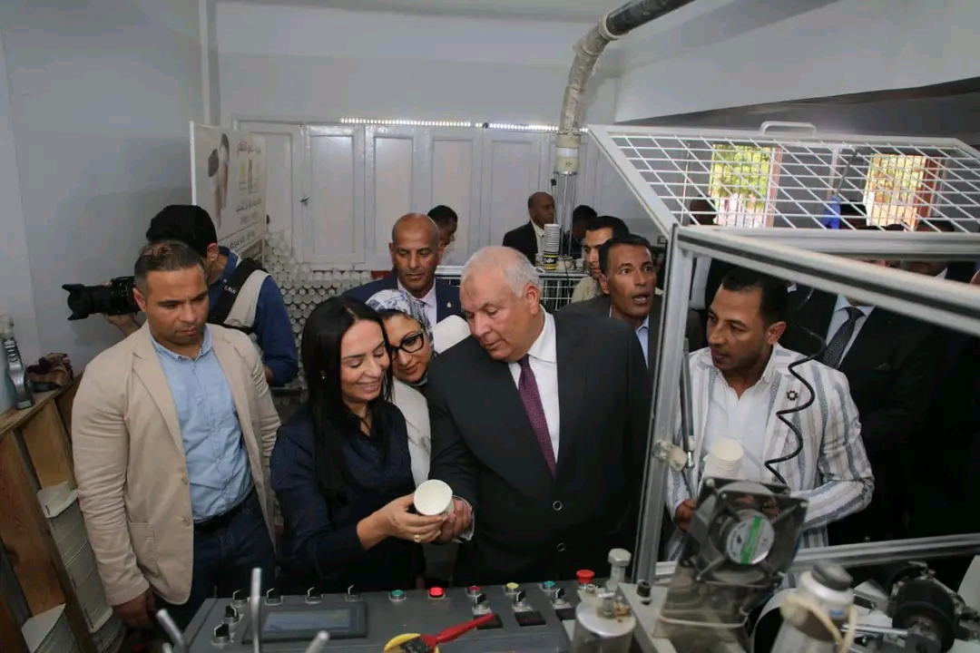جولة وزيرة التضامن ومحافظ الوادى الجديد