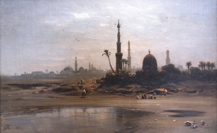 لوحته منظر من دمنهور لوحته منظر من دمنهور