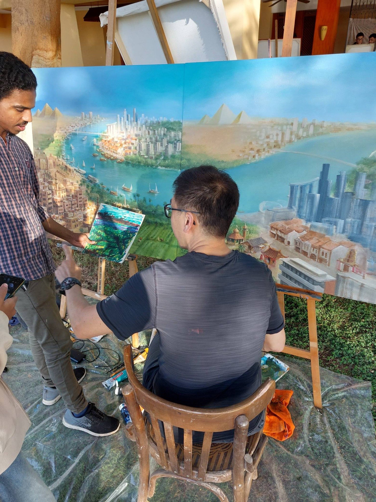 الأقصر مهد الحضارة والفنون والإلهام لنجوم الفن التشكيلي