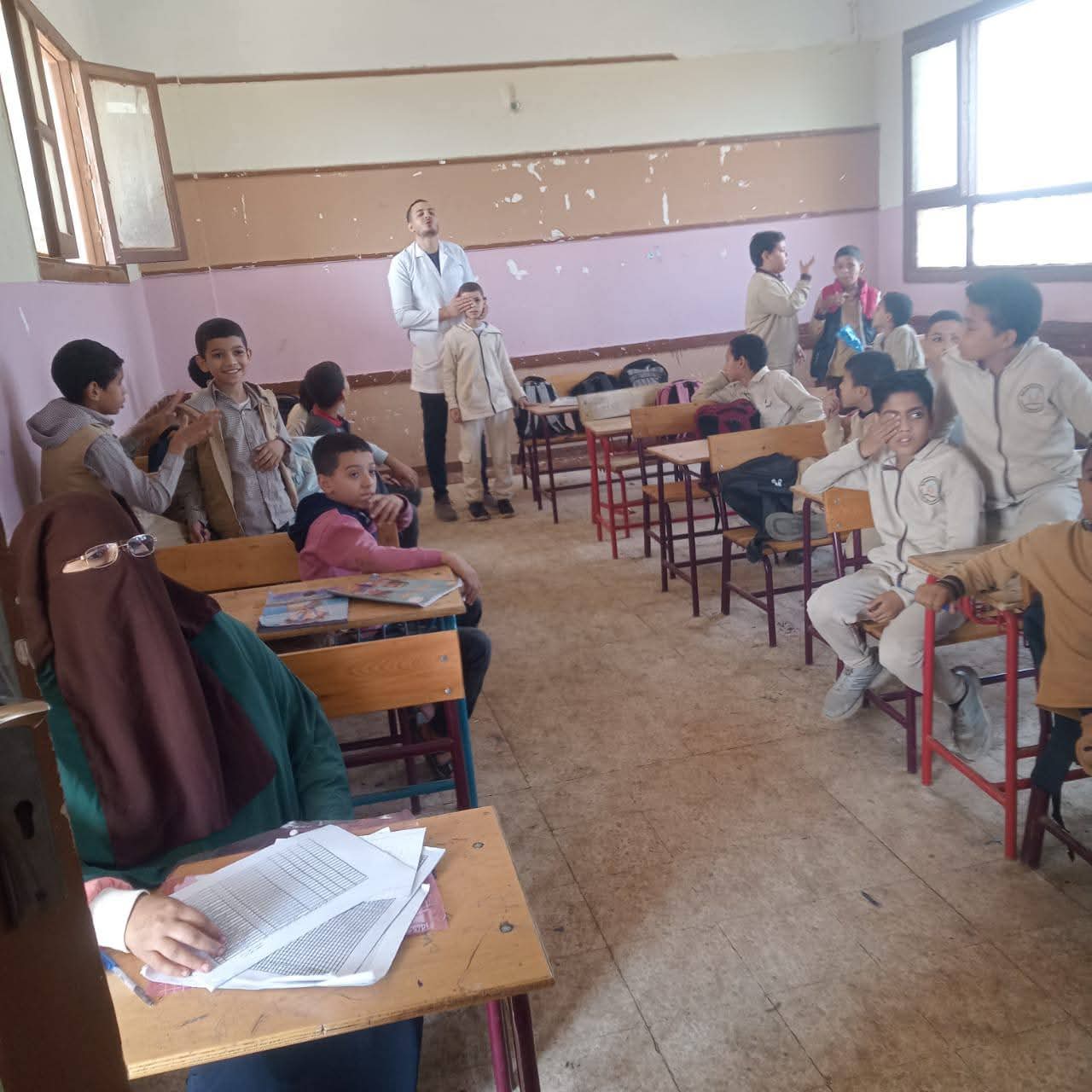 مبادرة فحص تلاميذ المدارس