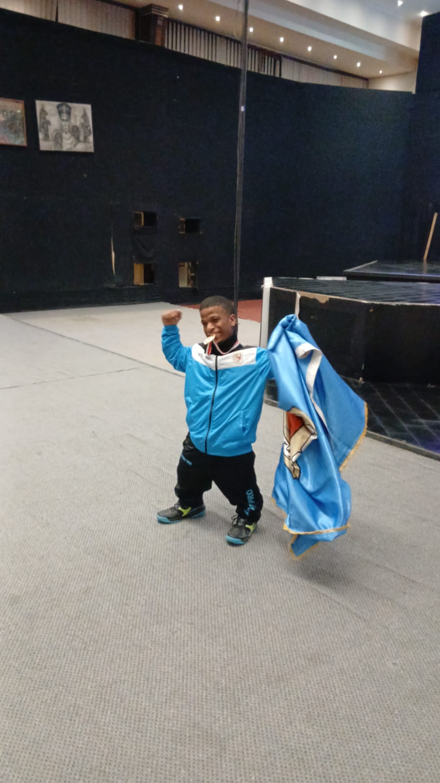 طالب من ذوى الهمم بجامعة سوهاج