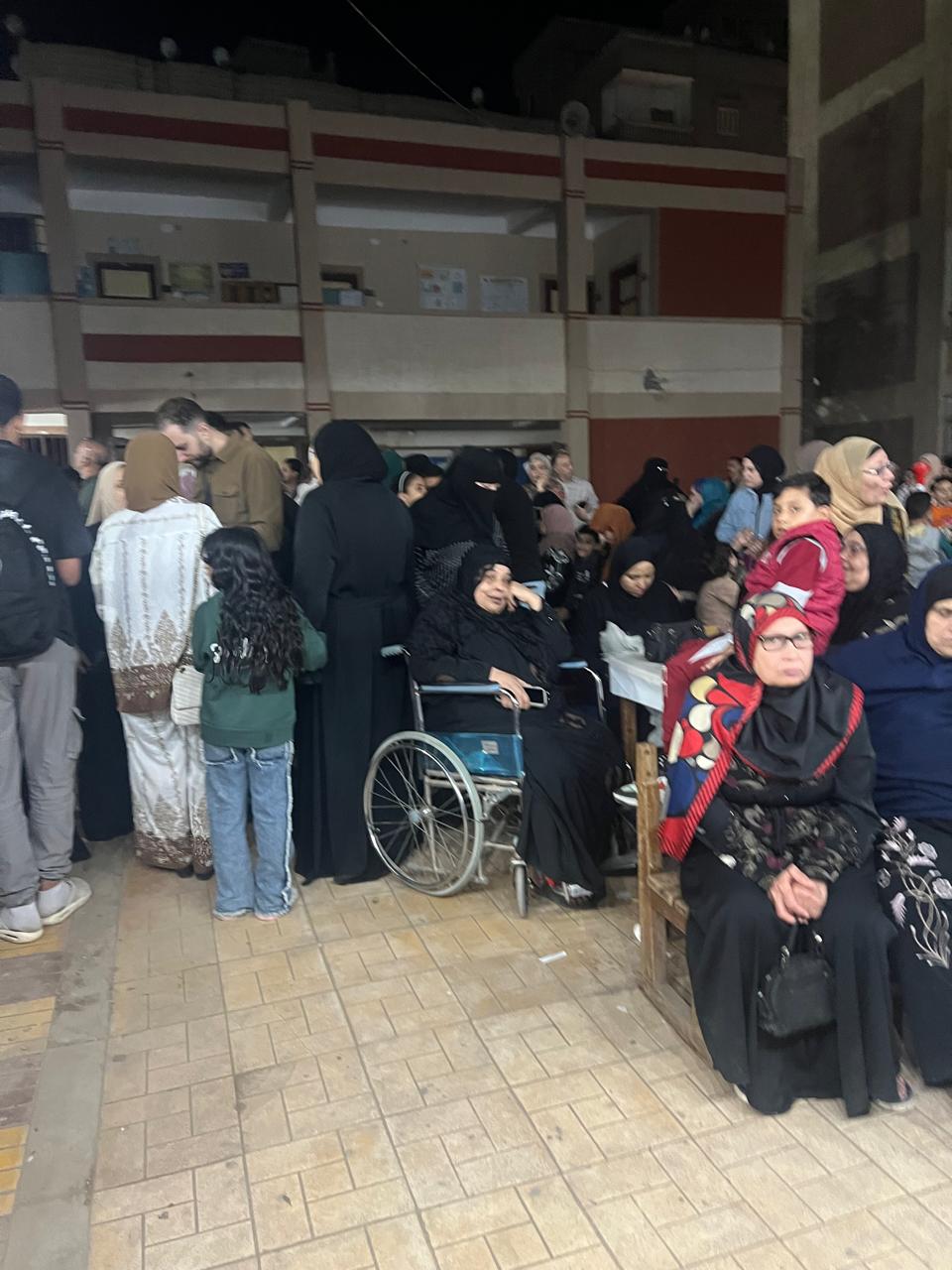 كبار السن يشاركون في التصويت بالدقهلية