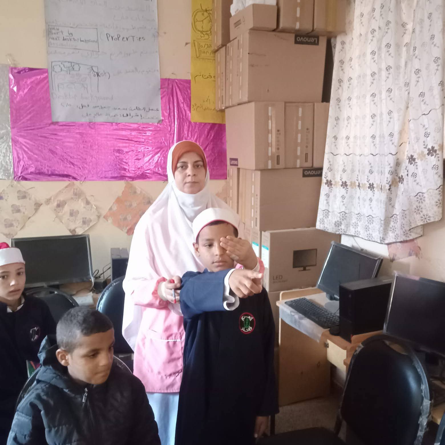 فحص تلاميذ المعاهد الأزهرية