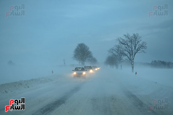 الشتاء يضرب بولندا