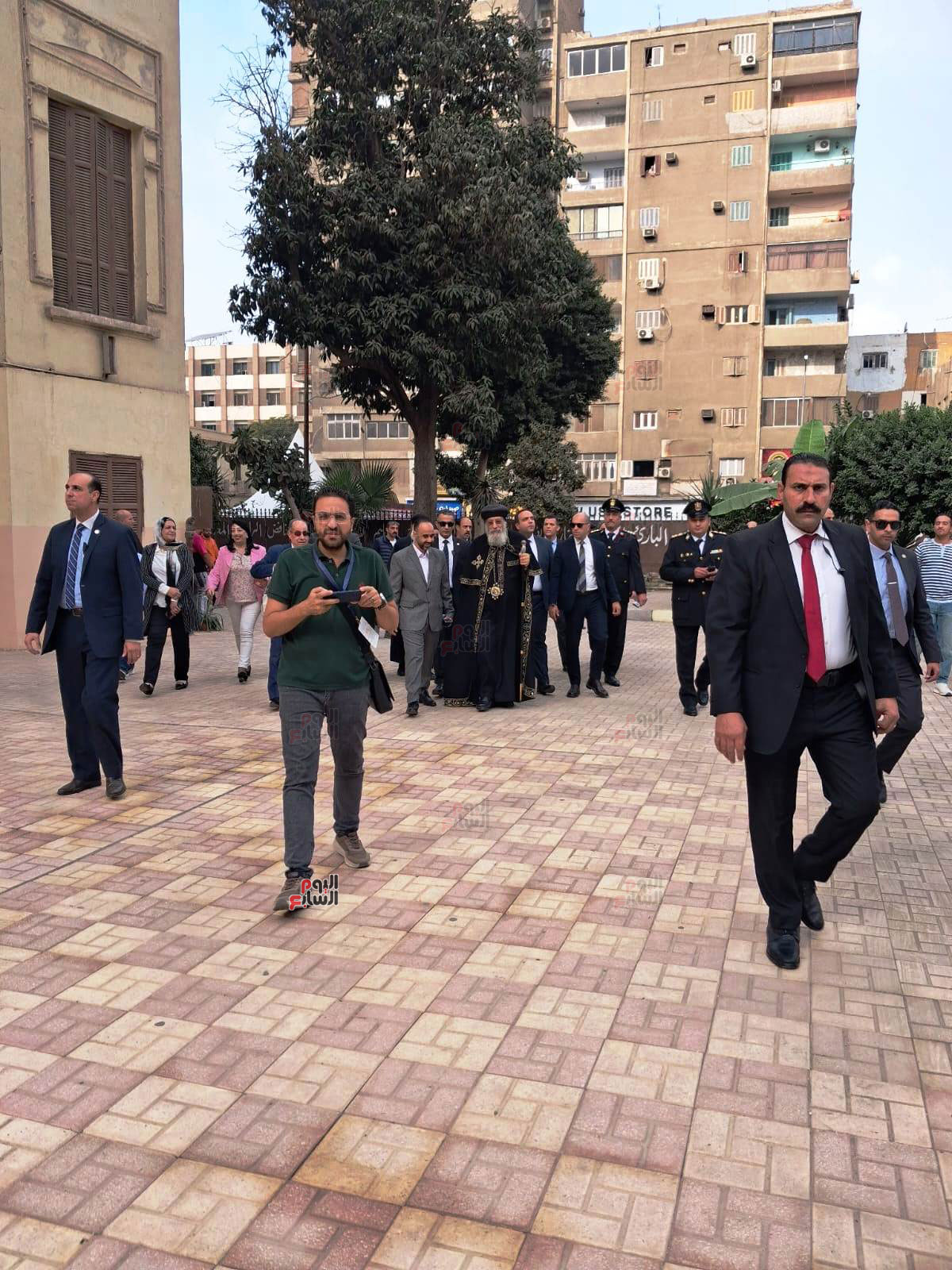 وصول-البابا-تواضروس-الثاني-للإدلاء-بصوته-في-انتخابات-مجلس-النواب