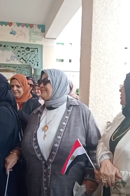 توافد كبير من السيدات على لجان كفر الشيخ 