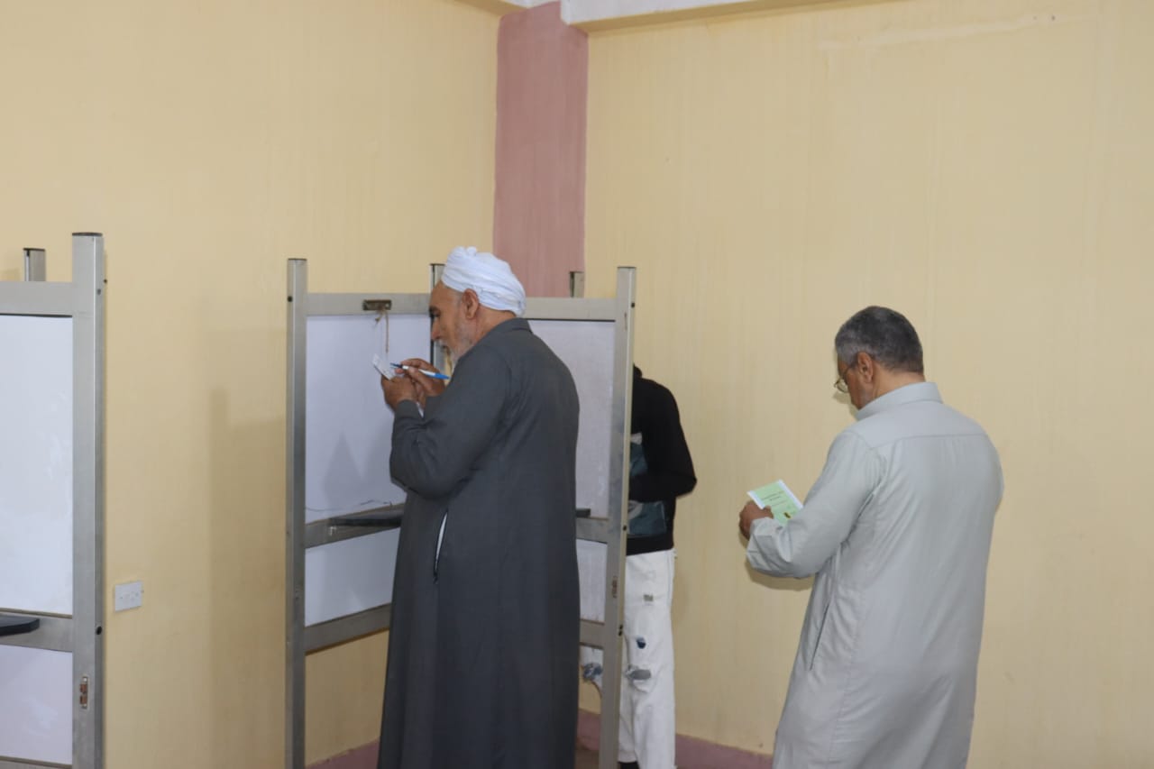 خلال عملية التصويت