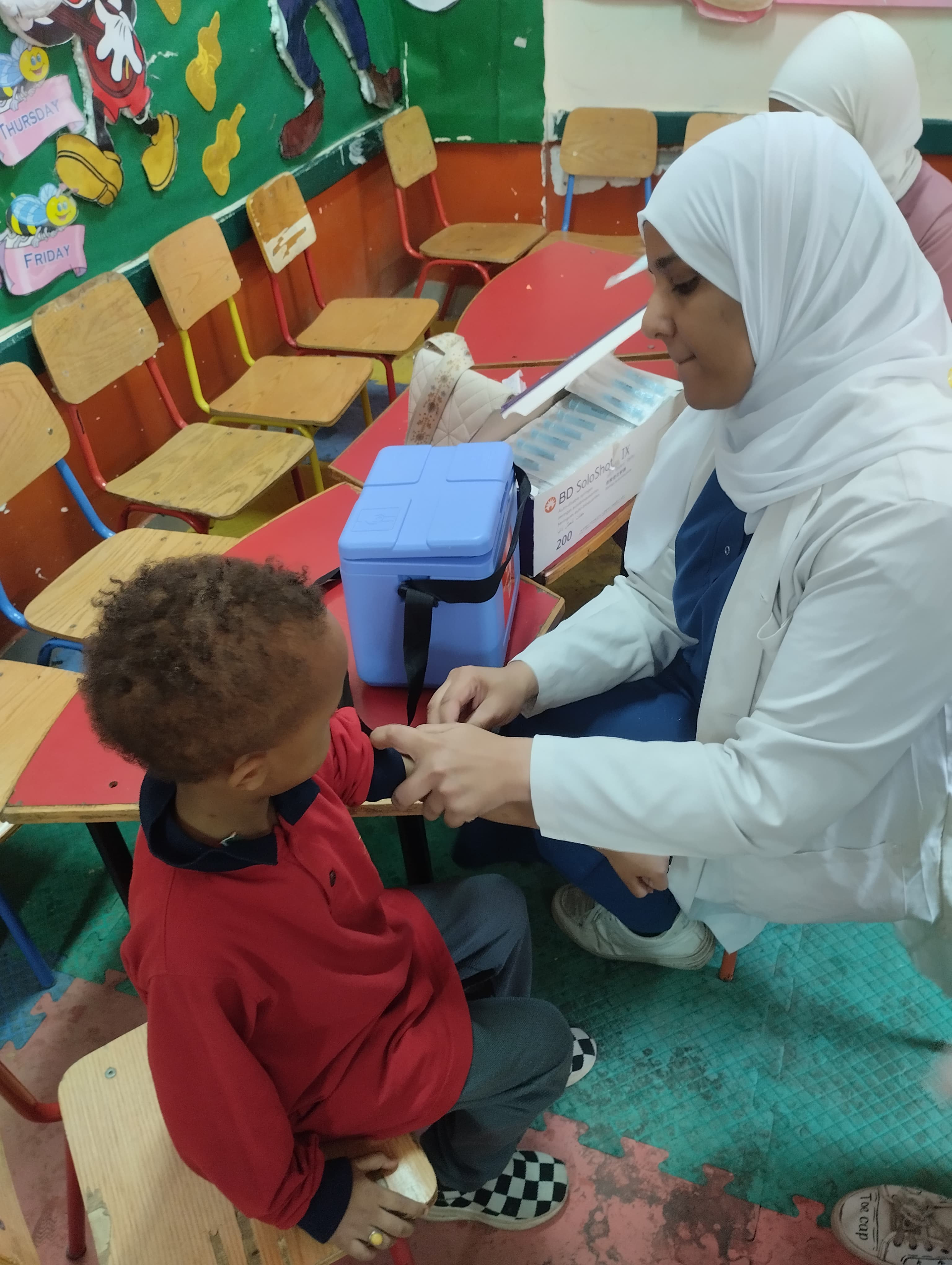 تطعيم الأطفال ضد الحصبة