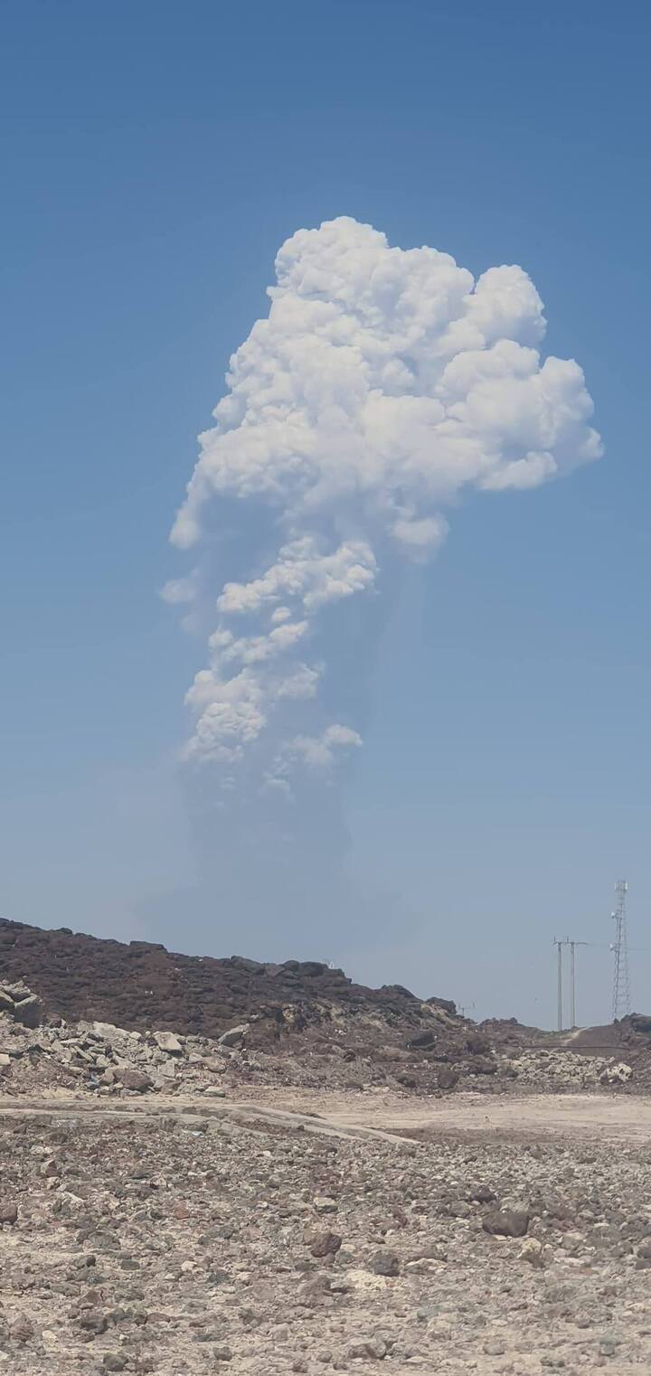 ثوران البركان