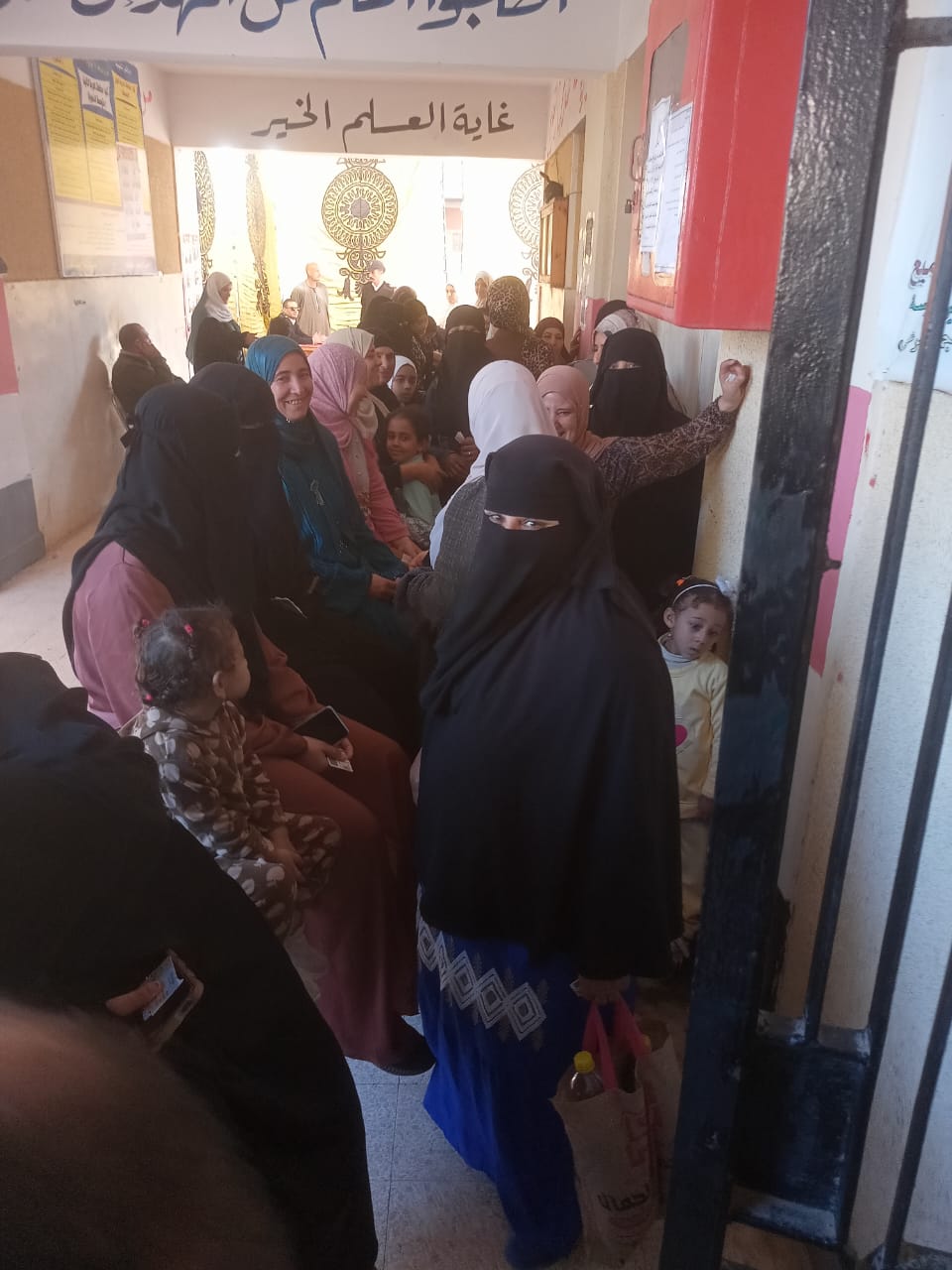 توافد السيدات على لجان كفر الشيخ