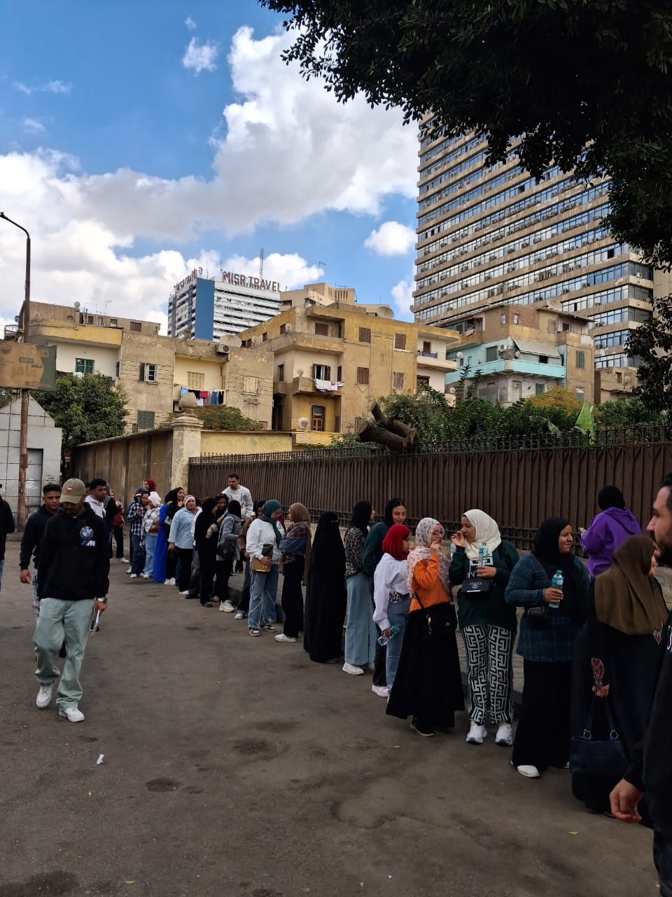 طوابير بانتخابات النواب بالعباسية