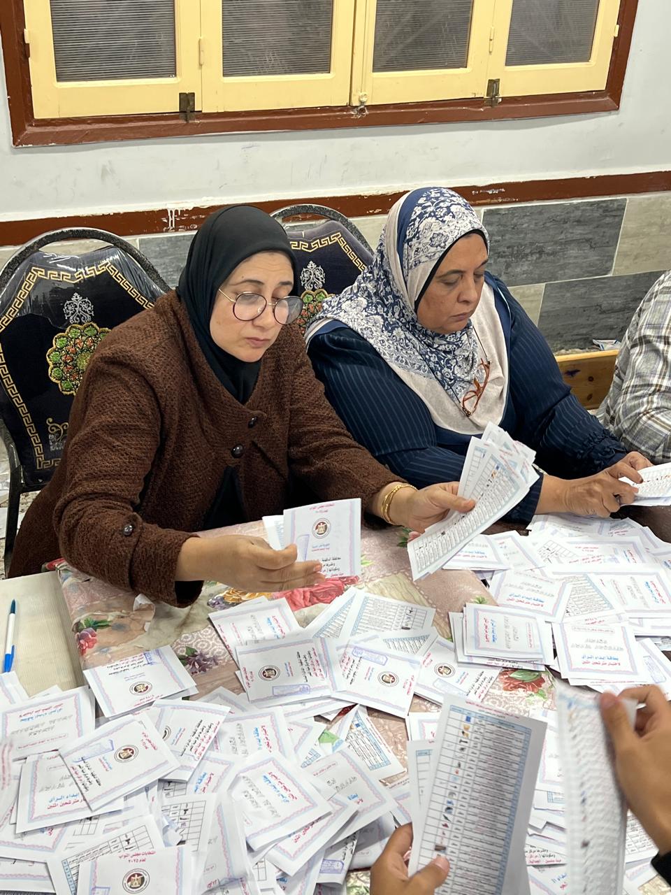 جانب من بدء الفرز